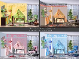 Aura Sims 4 Nursery CC by NynaeveDesign