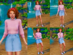 Cute CAS Poses for Sims 4 by Katverse