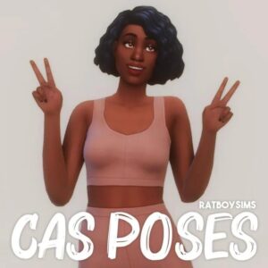 Expressive Sims 4 CAS Poses by Ratboysims