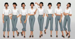 Simple Model Poses for CAS by Catsblob