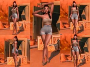 Sims 4 Female CAS Poses by Katverse